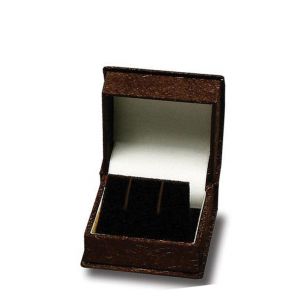 Small Sparkly Brown Presentation Earring/Pendant Box (SP22EP-B)