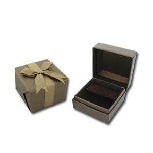 Small Pre-Wrapped and Ready to Go Earring/Pendant Box (SW3EP-BR)